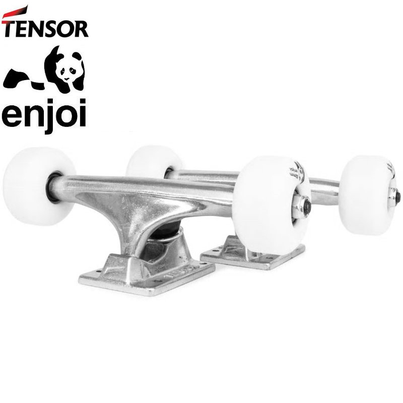スケートボード コンプリート トラック テンサー TENSOR TRUCK ＆ ENJOI WHEEL 92A COMBO 足回りセット  5.0/5.25 NO2