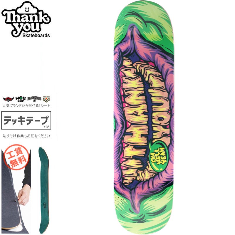 THANK YOU SKATEBOARDS サンキュー スケートボード デッキ SAY CHEESE