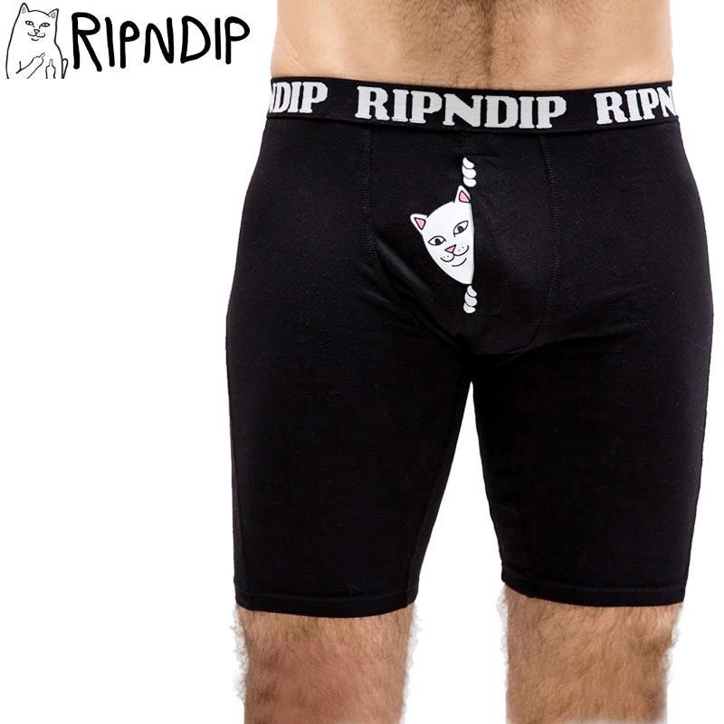 リップンディップ RIPNDIP パンツ Peek A Nermal Boxers Black