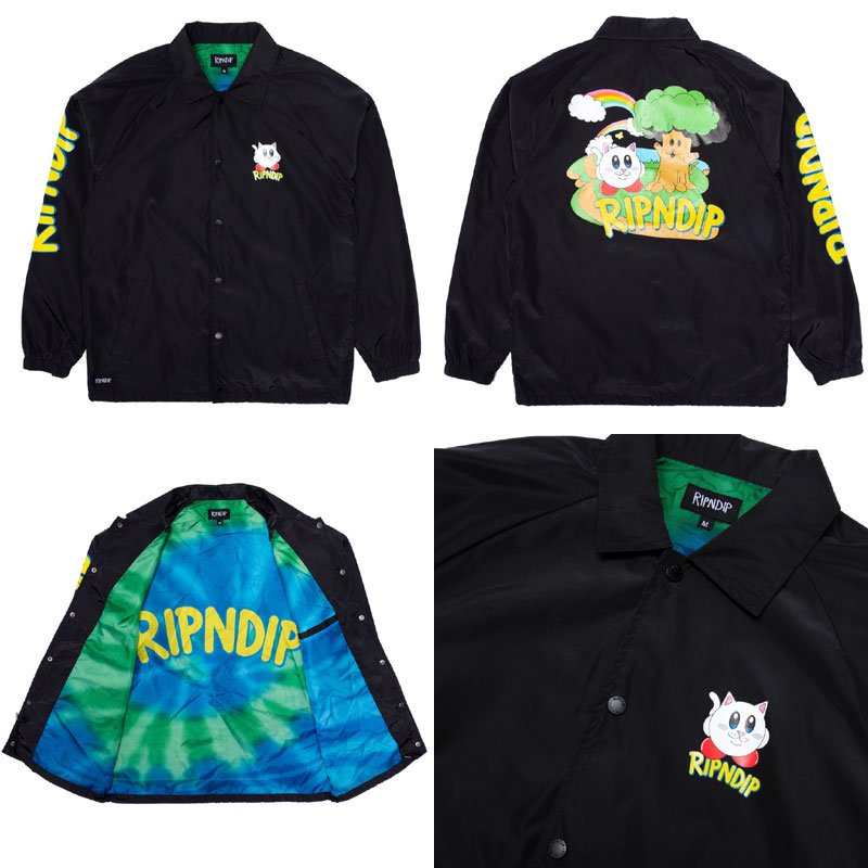 RIPNDIP リップンディップ スケートボード ジャケット NERMBY COACH