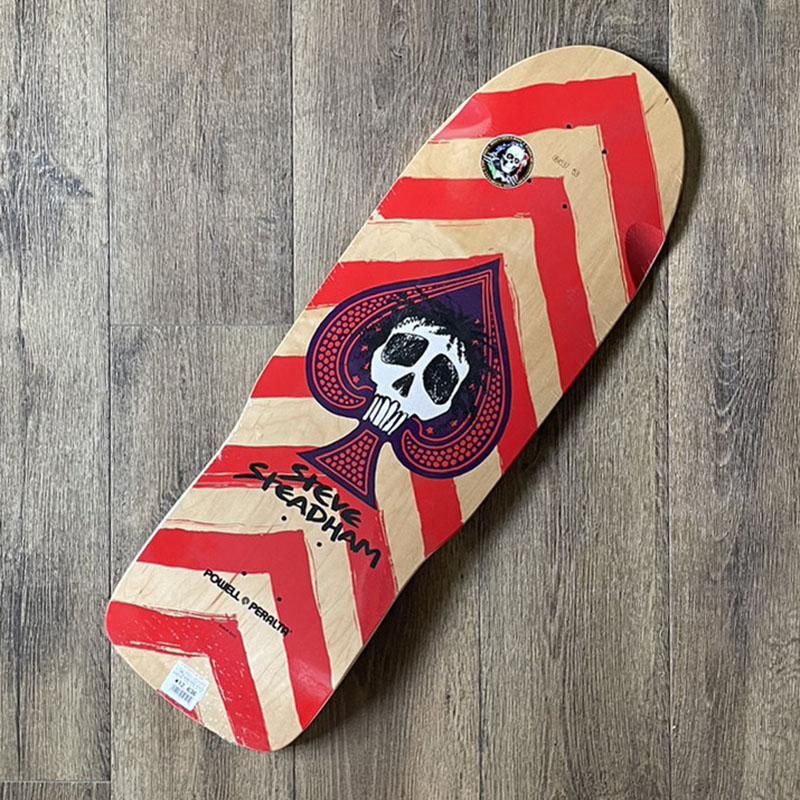 パウエル POWELL スケートボード デッキ STEADHAM SPADE DECK RED 