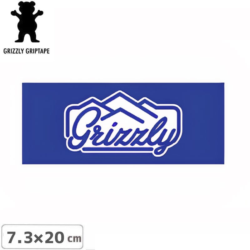 (縦12.8cm横10cm)GRIZZLY グリズリー ステッカー