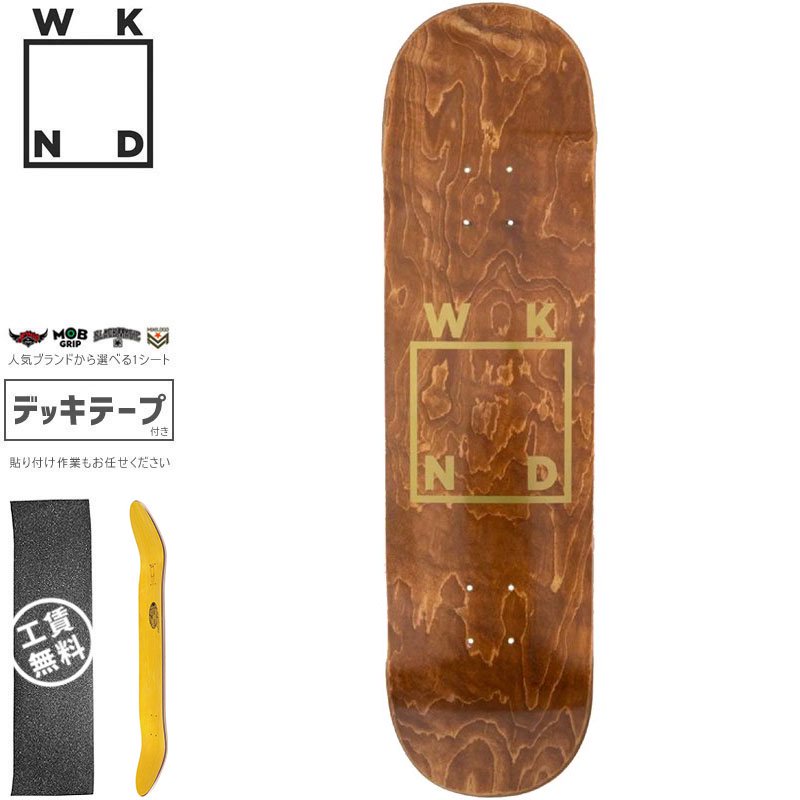 ウィークエンド WKND スケボー デッキ GOLD LOGO 8.125インチ