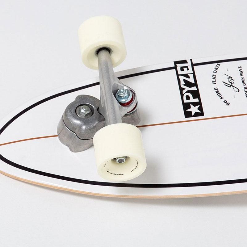 YOW サーフスケート ロングボード コンプリート PYZEL GHOST 33.5インチ SURFSKATE ヤウ システム スラスタートラック仕様  NO1