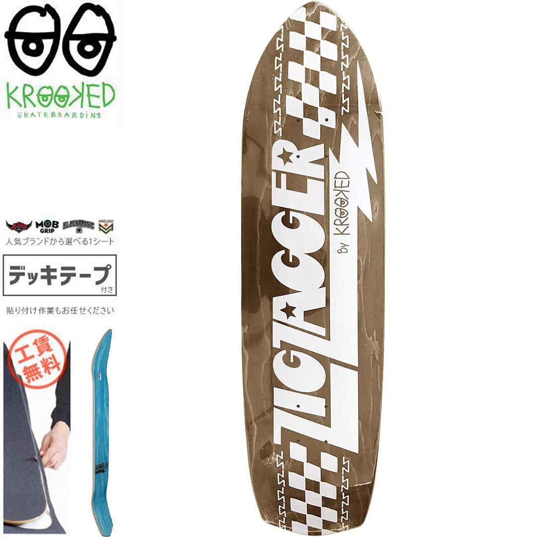 新品 希少 KROOKED ZIP ZINGER 7.75 GOLD FOIL - スケートボード