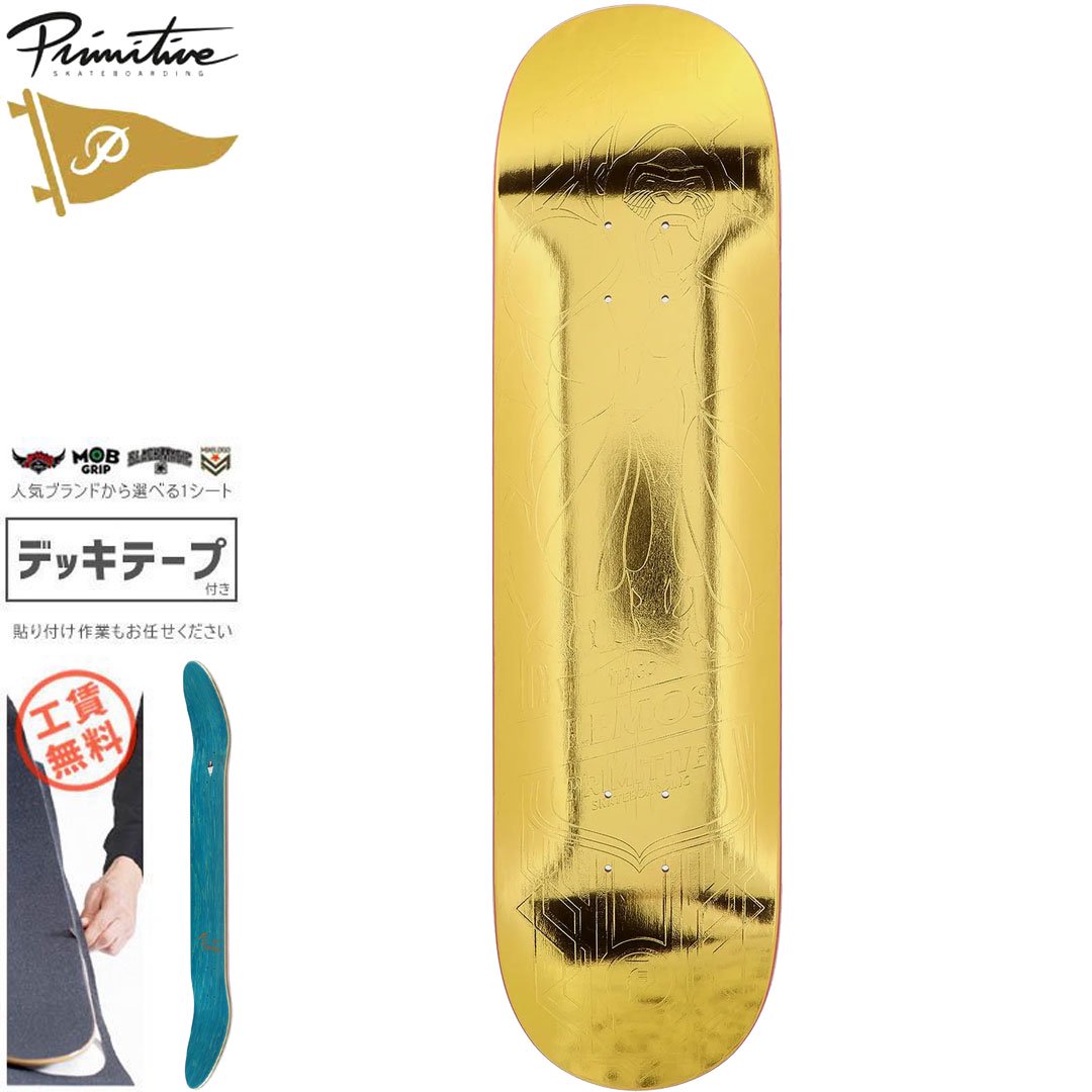 PRIMITIVE プリミティブ スケボー デッキ LEMOS GORILLA DECK NO163