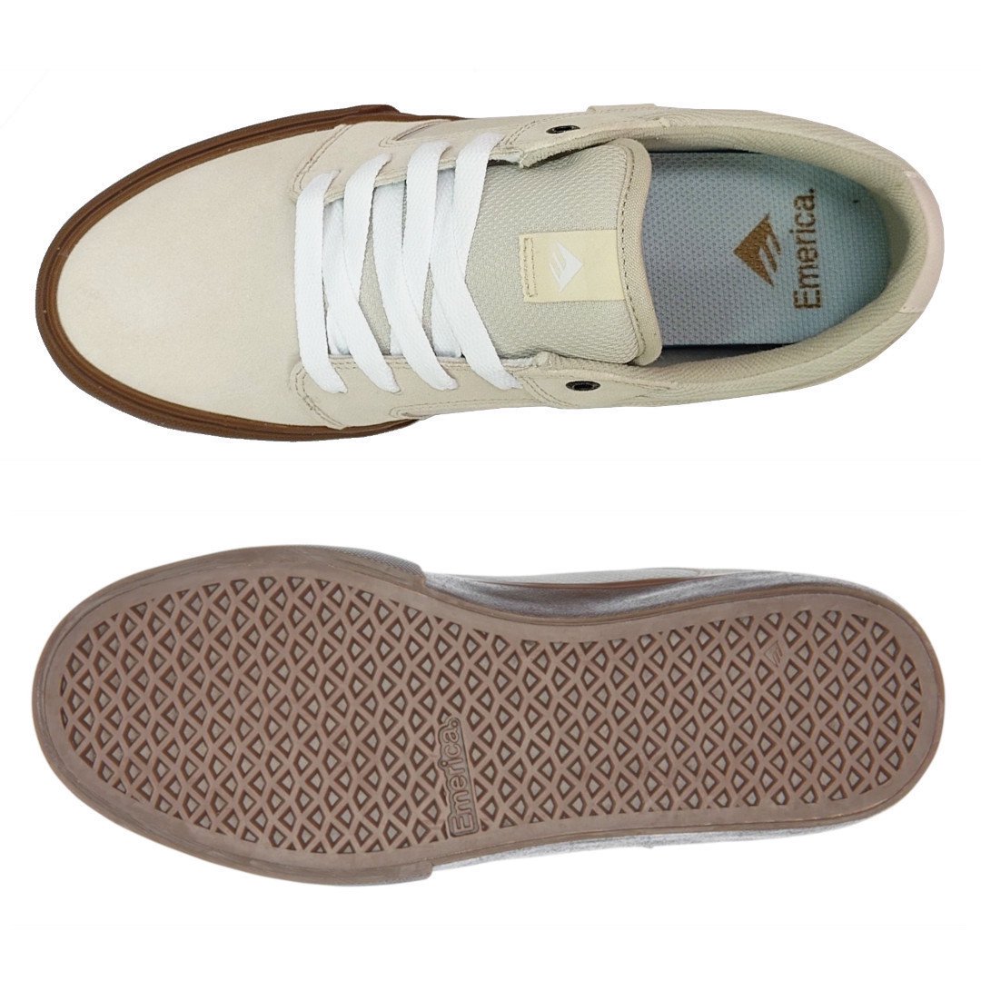 エメリカ EMERICA スケート シューズ CADENCE SHOES スウェード WHITE/GUM NO223