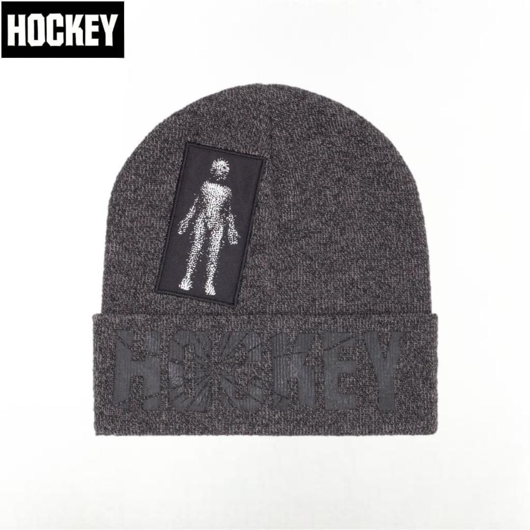 HOCKEYニット帽 HOCKEY NEWBOARN BEANIE GREY ニットキャップ- 南国スケボー