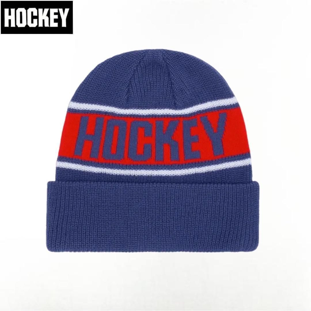 hokeyビーニー HOCKEY STRIPE BLUE BEANIE ニットキャップ- 南国スケボー