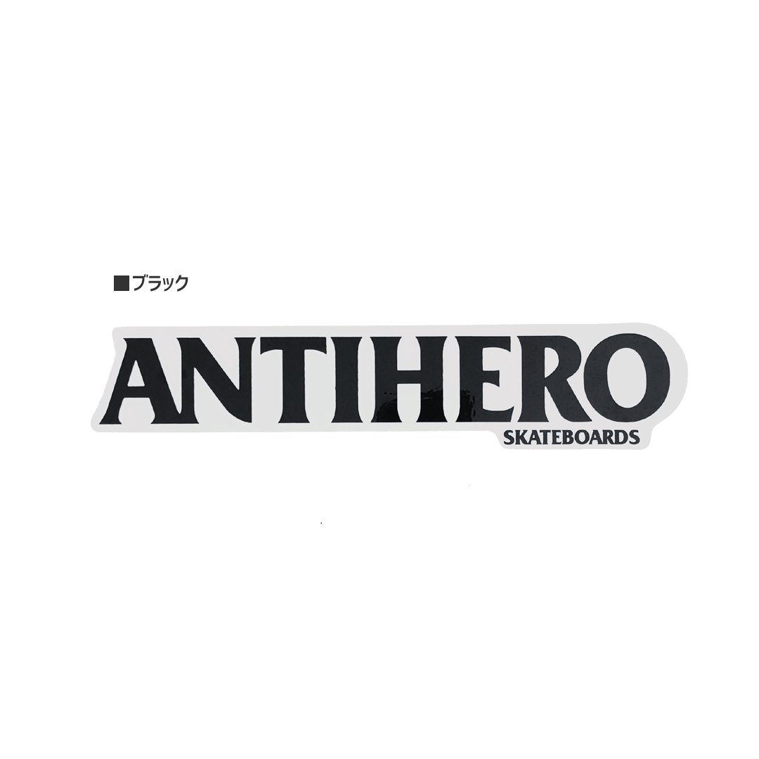 最新アイテム ANTIHERO STICKER アンチヒーロー ステッカー LONG BLACKHERO OUTLINE 440 GREEN スケートボード  スケボー qdtek.vn