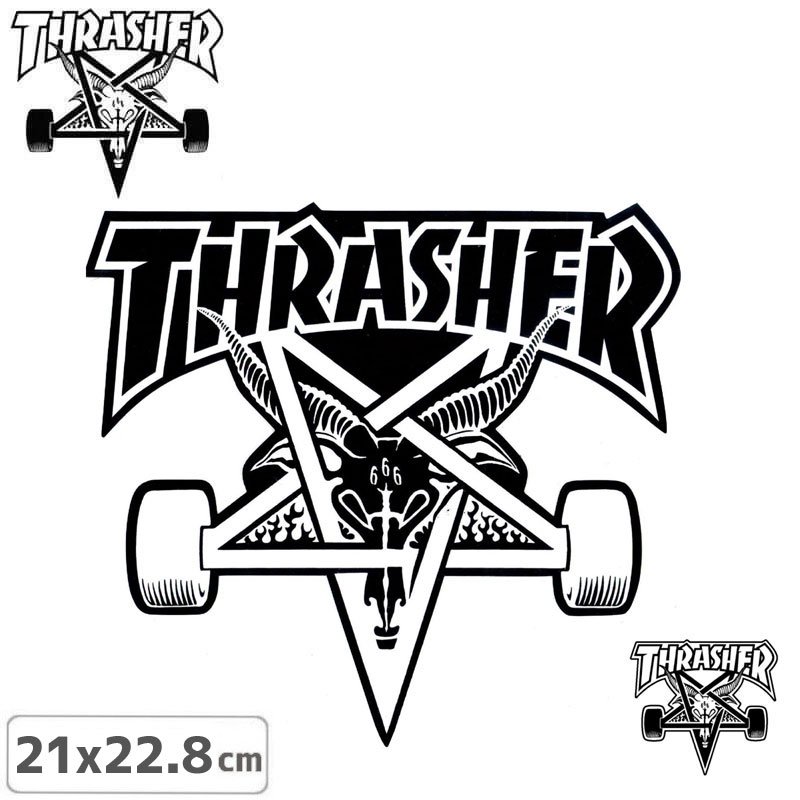 THRASHER ステッカー