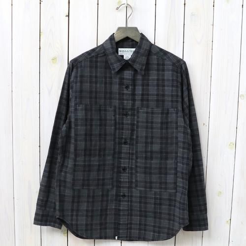 『PRUNER LEAF HALF(PLAIN WEAVE)』(BLACK)
