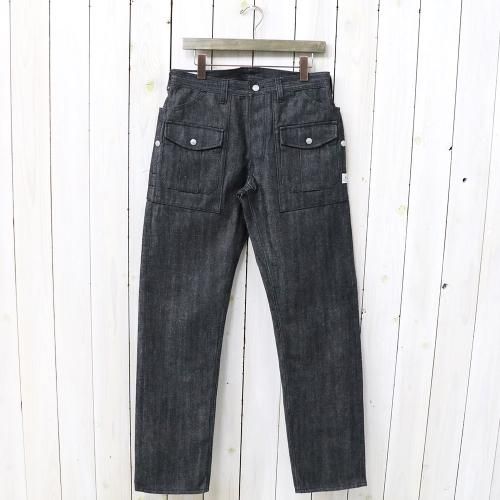 『BOTANICAL SCOUT R PANTS(14oz DENIM)』(BLACK)