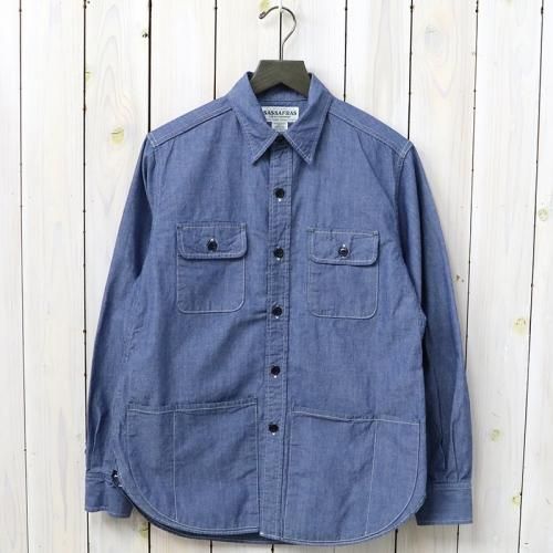 『C&P.O. APRON SHIRT(5oz CHAMBRAY)』(BLUE)