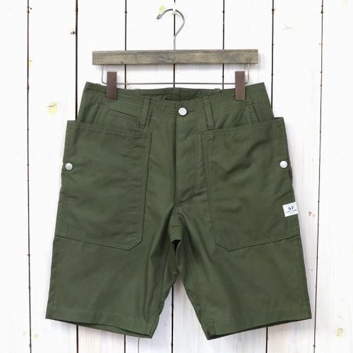『FALL LEAF SPRAYER PANTS 1/2(RIPSTOP)』(OLIVE)