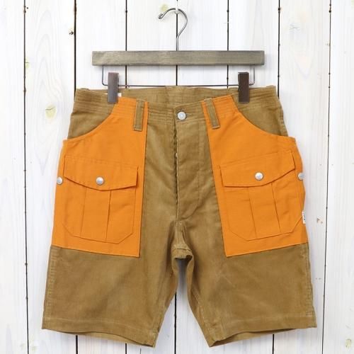 『BOTANICAL SCOUT PANTS 1/2(SUMMER CORDUROY×60/40)』(BEIGE×ORANGE)