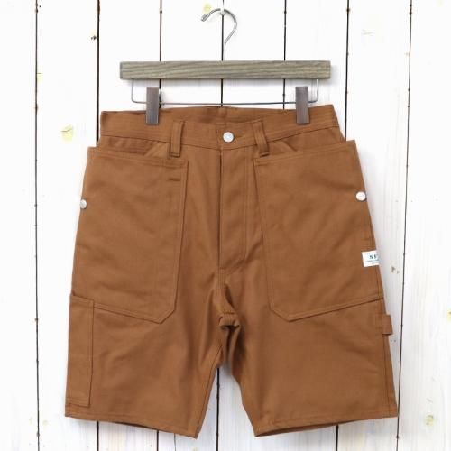 『FALL LEAF GARDENER PANTS 1/2(DUCK)』(BROWN)