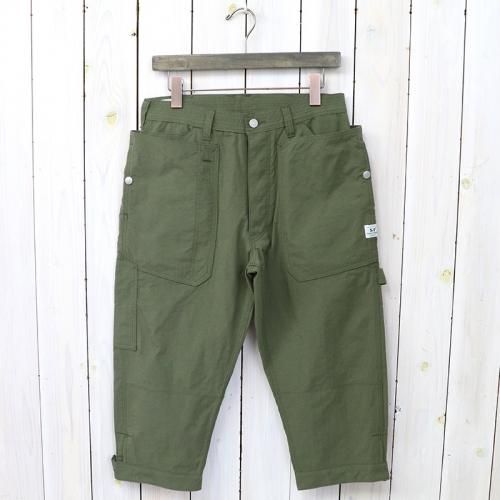 『FALL LEAF GARDENER PANTS 2/3(NYLON OXFORD)』(OLIVE)