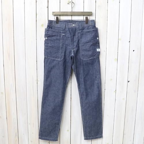 『FALL LEAF SPRAYER PANTS(8oz CHAMBRAY)』(BLUE)