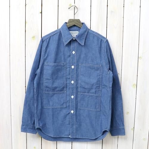 『PRUNER LEAF HALF(5oz CHAMBRAY)』(BLUE)