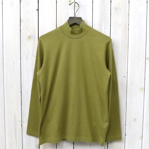 『MOCK NECK TEE L/S』(Gold)