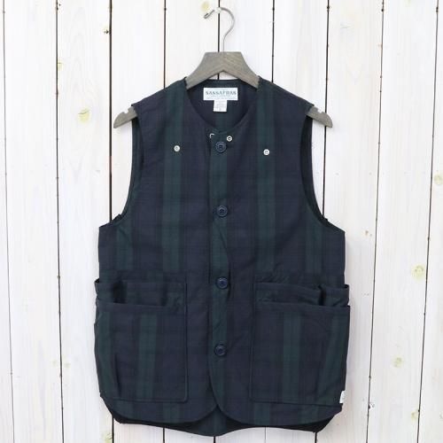『WHOLE HOLE VEST(COTTON NYLON RIPSTOP)』(CHECK)