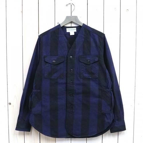 『B.S.GARDENIA HALF(TWILL)』(BLUE×BLACK)