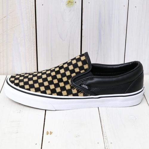 『CLASSIC SLIP-ON』((CALF HAIR)CHECKERBOARD/TRUE WHITE)