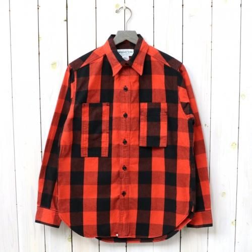 『WHOLE PRUNER HALF(TWILL)』(RED×BLACK)