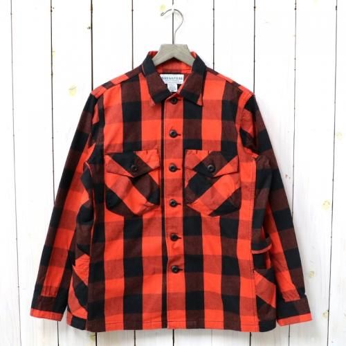 『GARDENER HALF(TWILL)』(RED×BLACK)