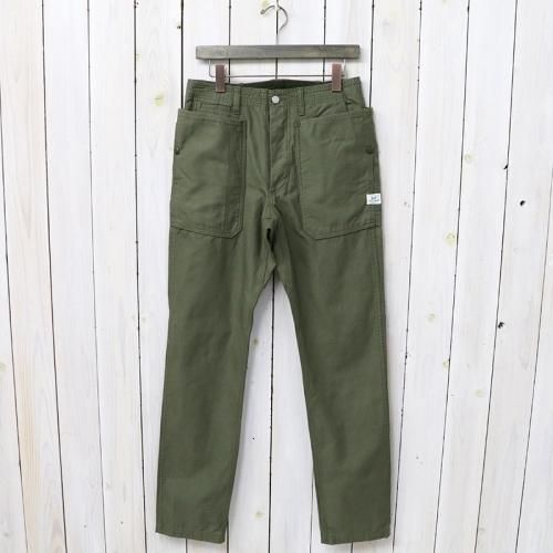 『FALL LEAF SPRAYER PANTS(BACK SATIN)』(OLIVE)