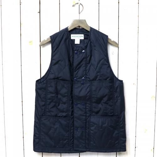 『LEAF BLOWER VEST(NYLON QUILTING)』(NAVY)