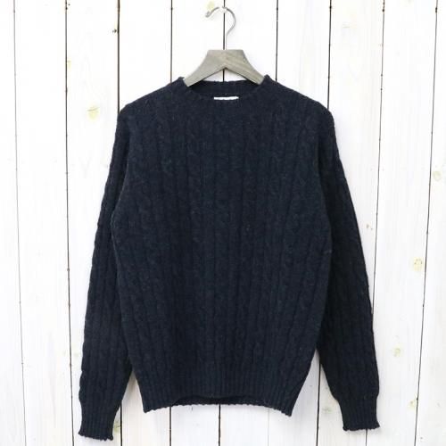 『CABLE CREW-NECK PULLOVER』(COSMOS)