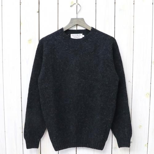 『Crew Neck Sweater-Saddle』(Charcoal)