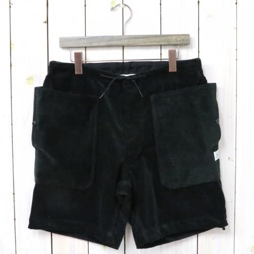 『FALL LEAF OVER PANTS 1/2(CORDUROY)』(BLACK)