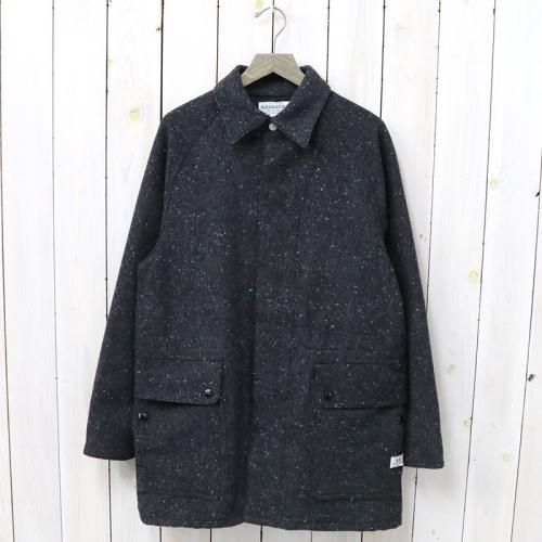 『FALL LEAF COAT(BLANKET)』(CHARCOAL)