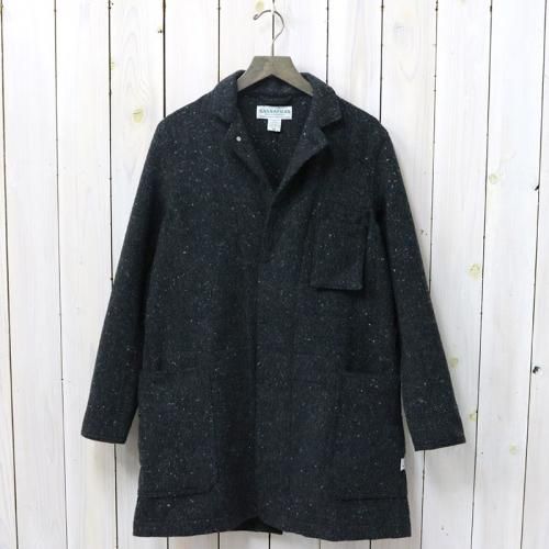 『WHOLE LEAF COAT(BLANKET)』(CHARCOAL)