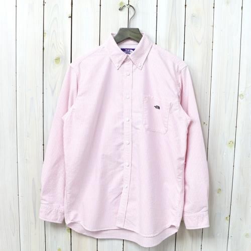 『Cotton Polyester Stripe OX B.D. Big Shirt』(Pink)