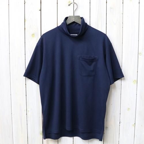 『Short Sleeve Turtle-Eagle Flat Back Mesh』(Navy)