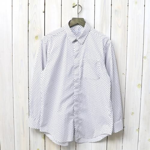 『Short Collar Shirt-Seahorse Print』