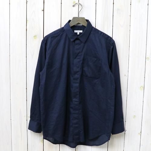 『Short Collar Shirt-Tone&Tone Dobby St.』(Dk.Navy)
