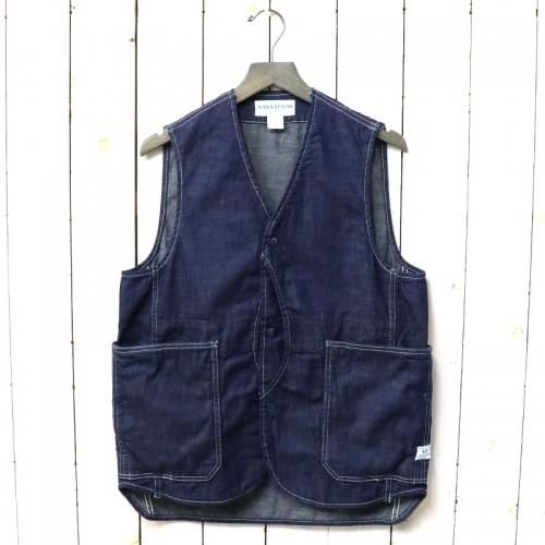 『FALL LEAF GARDENER VEST(8oz DENIM)』(INDIGO)