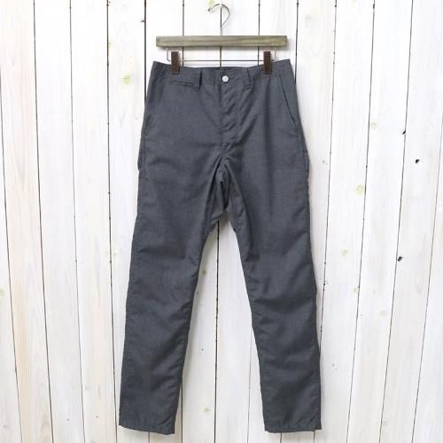 『SPRAYER PANTS(T/R PLANE WEAVE)』(CHARCOAL)