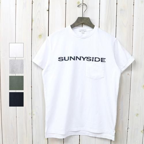 『Printed Cross Crew Neck T-shirt-Sunnyside』