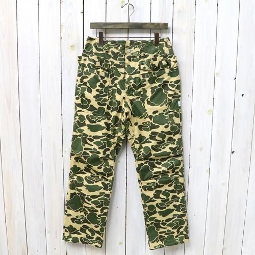 『WHOLE HOLE PANTS(WEEDS POPLIN)』(D.H.CAMO)