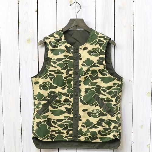 『CRAZY GARDENER VEST(WEEDS POPLIN/NYLON TAFFETA)』(D.H.CAMO)