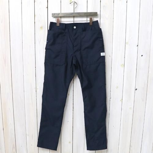 『FALL LEAF SPRAYER PANTS(T/R PLANE WEAVE)』(NAVY)