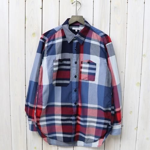 『Work Shirt-Big Madras Plaid』(Navy/Red)