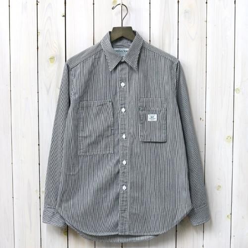 『WHOLE PRUNER HALF(6oz HICKORY)』(WHITE/INDIGO)