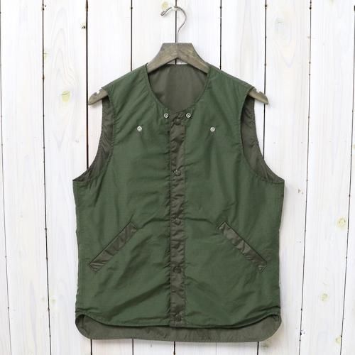 『CRAZY GARDENER VEST(RIPSTOP/NYLON TAFFETA)』(OLIVE)